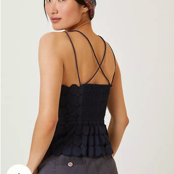 Anthropologie Maeve Smocked-Back Cami - Picture 3 of 14
